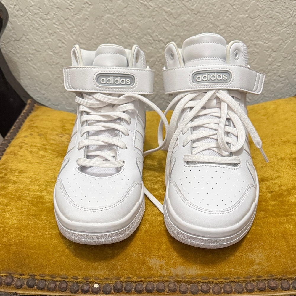 Adidas High-Top White Sneakers